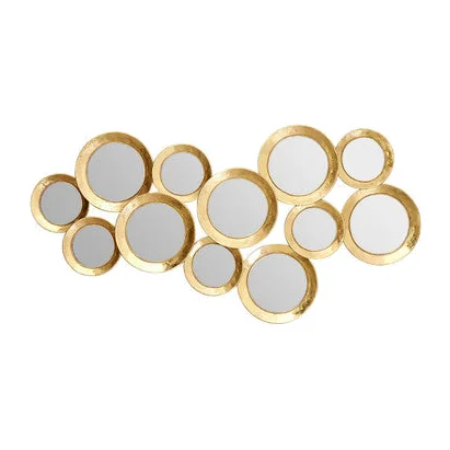 Gold Finish Wall Mirror – image 1