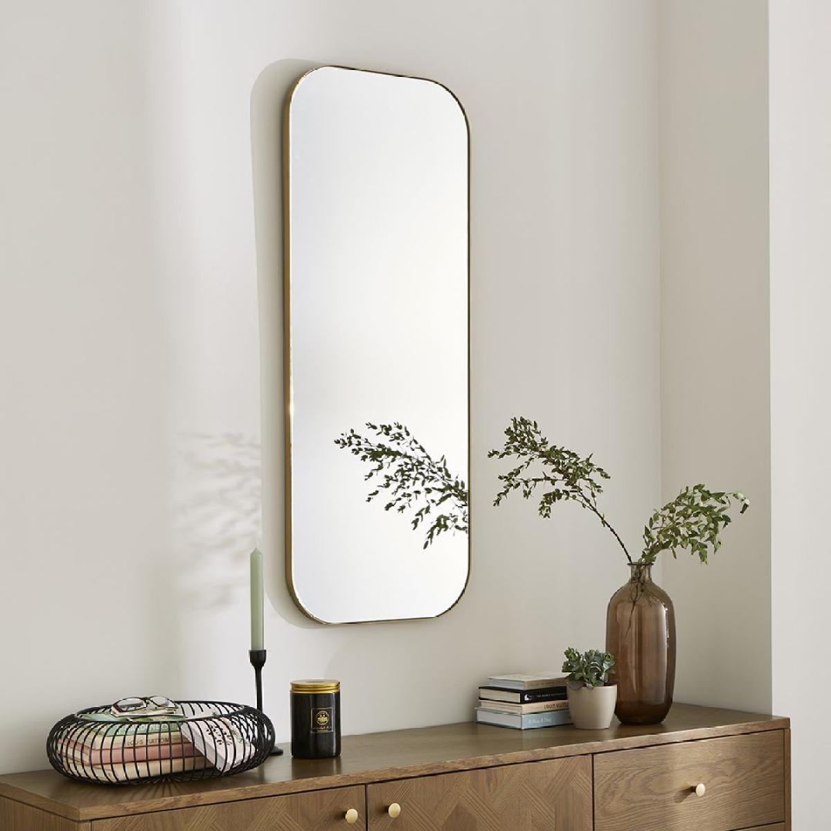 Ruden Champagne Rectangular Mirror – image 2