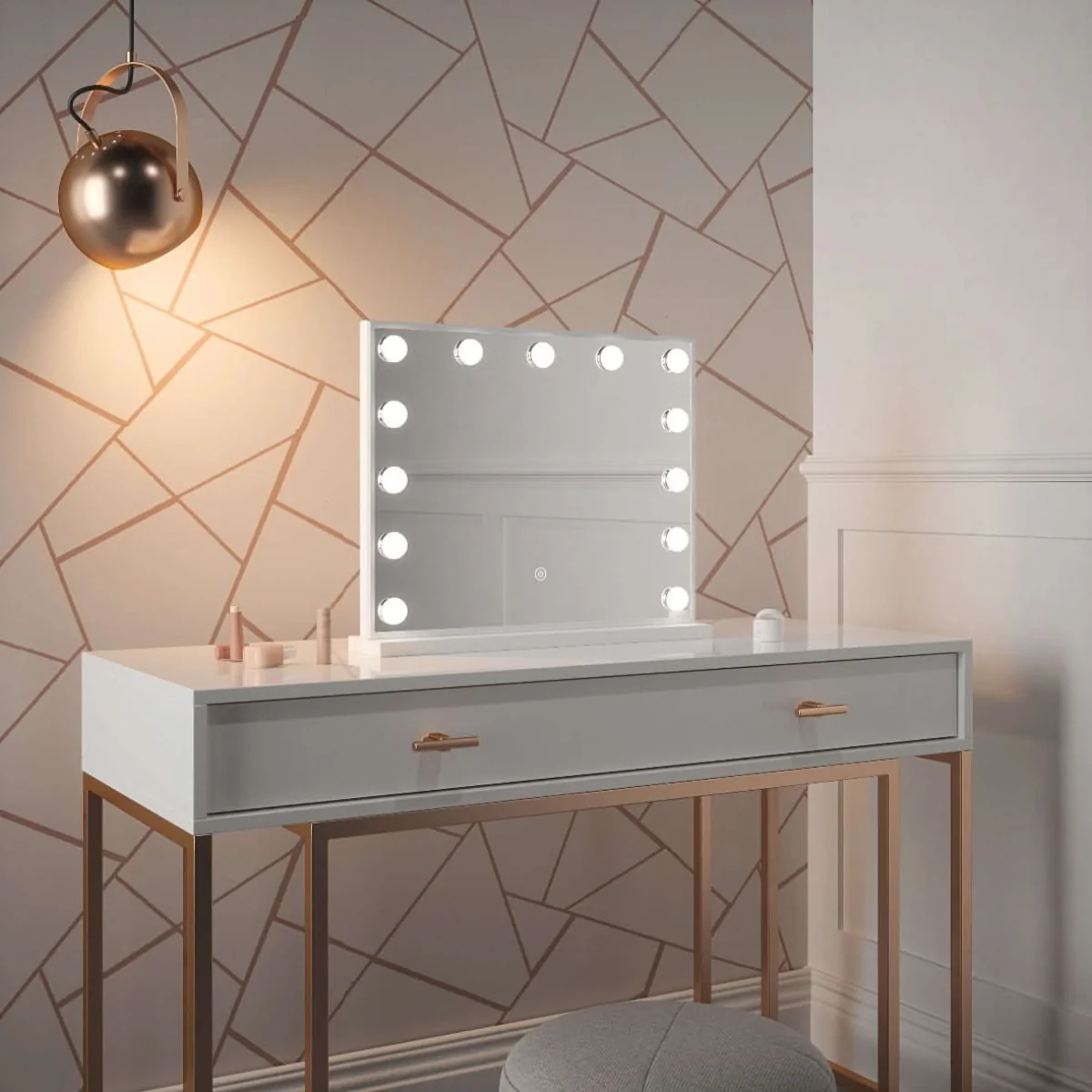 Margot Small Hollywood Mirror 50x42cm – image 13