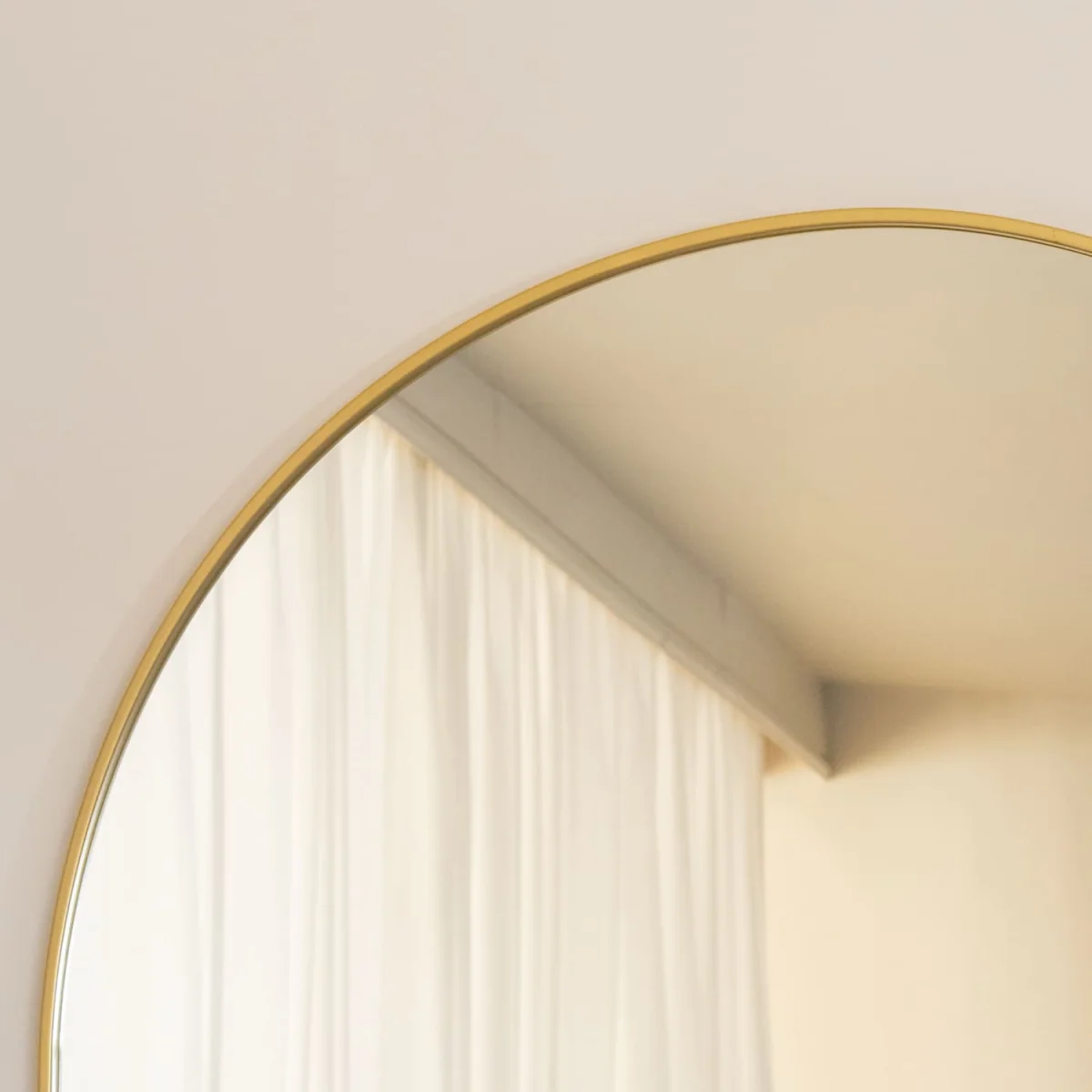 Akiko - Full Length Gold Metal Arched Mirror - 200cm x 120cm – image 2