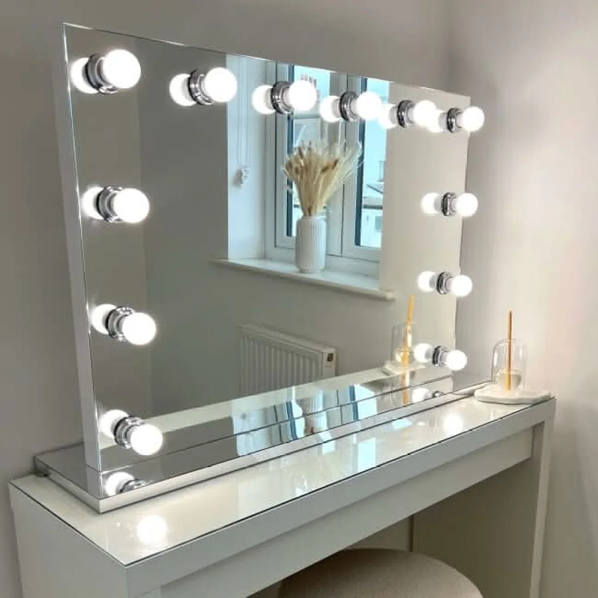 Scarlett Large Hollywood Mirror 100x70cm – image 8