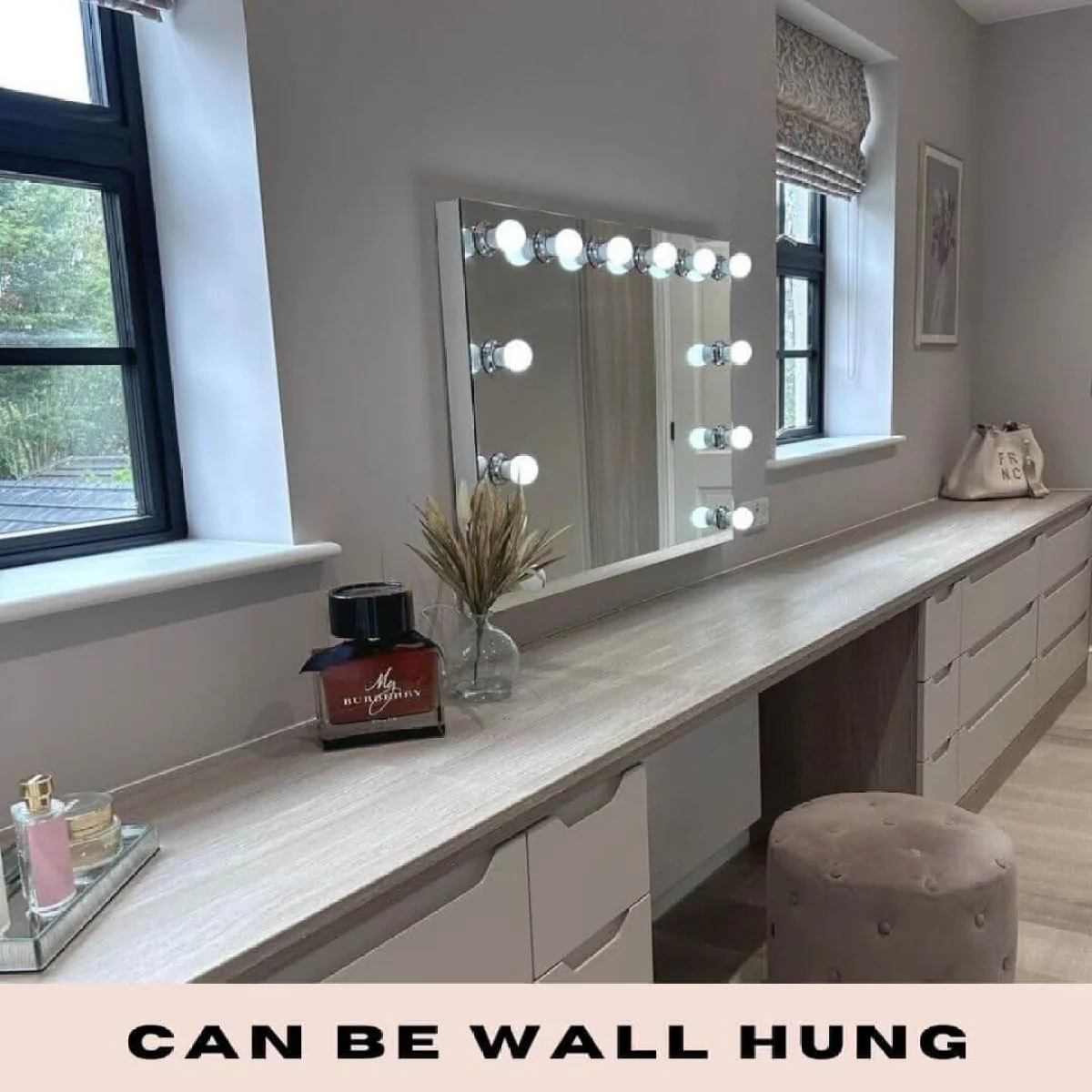 Scarlett Large Hollywood Mirror 100x70cm – image 10