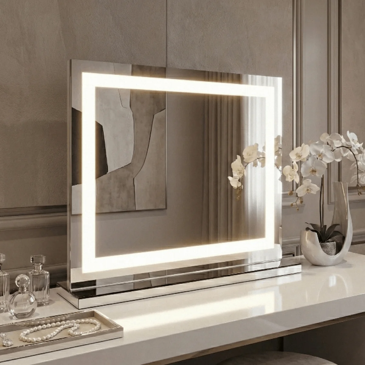 Hollywood Crystal Pro Mirror 80x60cm – image 1
