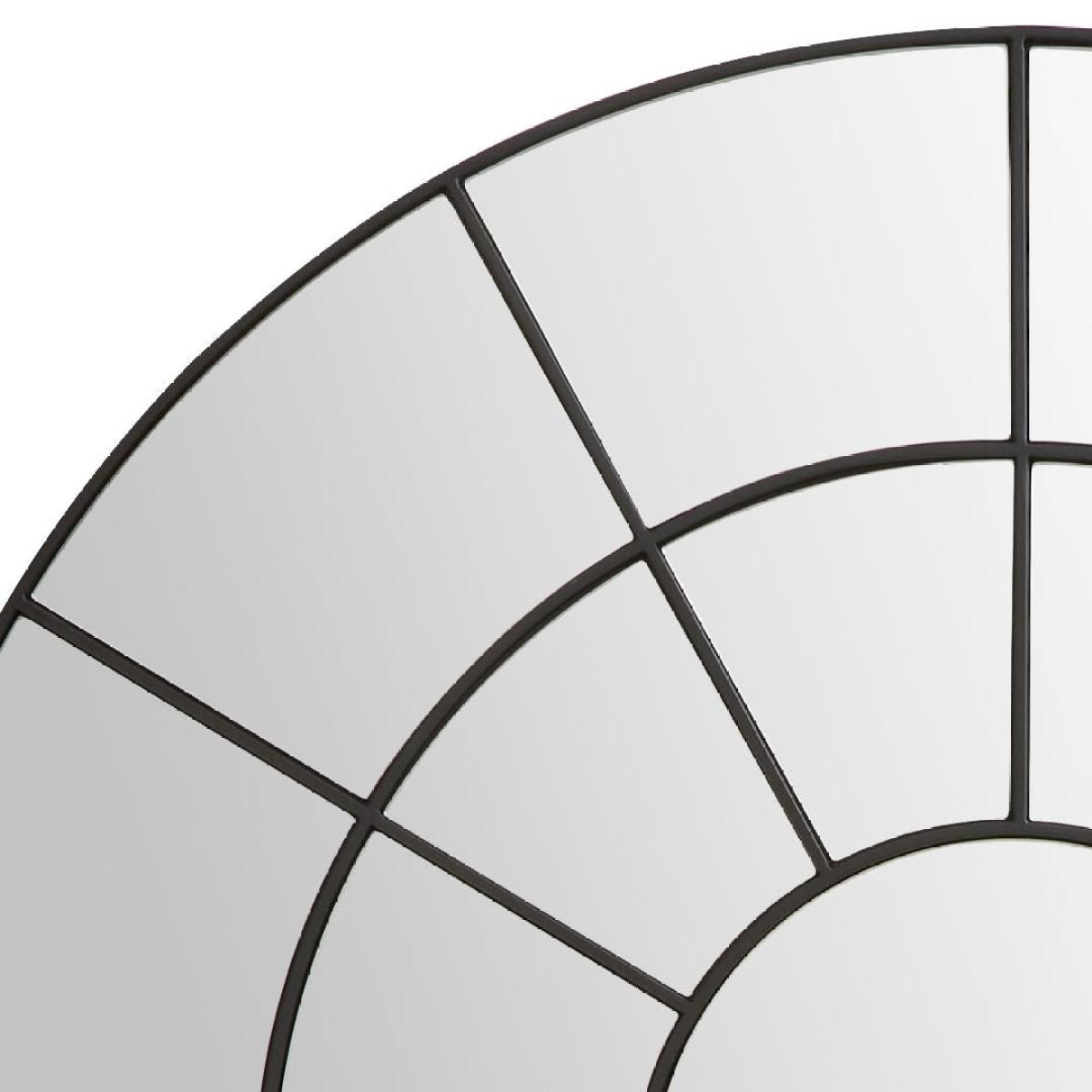 Pama Large Round Black Mirror – image 3