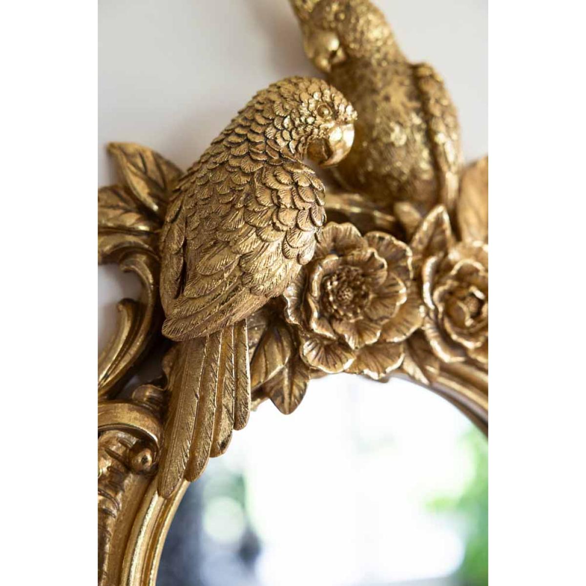 Gold Parrot Mirror – image 3