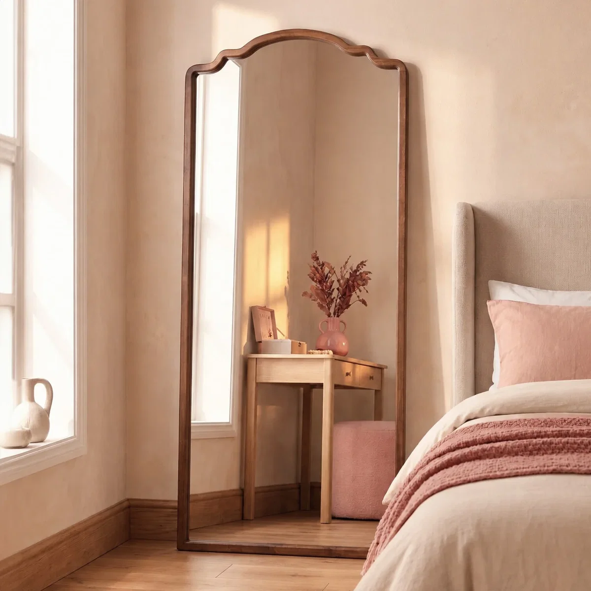 Ayra Wooden Lean-To Mirror – image 1