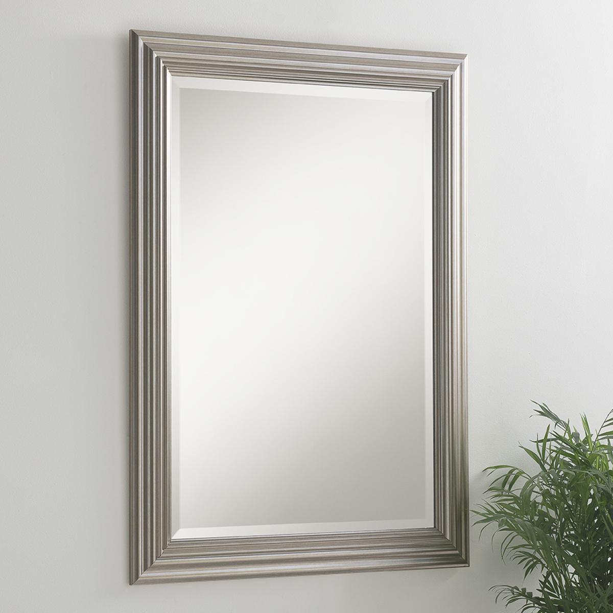 Silver Champagne Rectangular Mirror - Champagne / 76cm – image 3