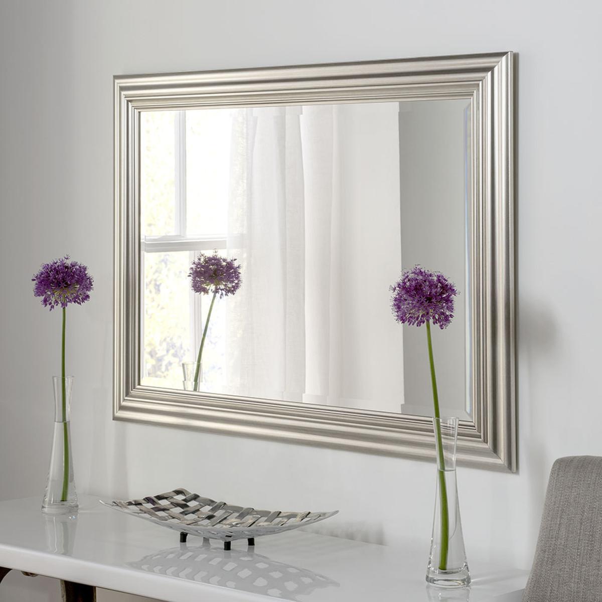 Silver Champagne Rectangular Mirror - Champagne / 76cm – image 5