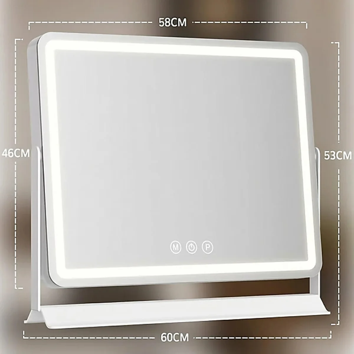 Hollywood LED Vanity Mirror, Rotating - White – image 3