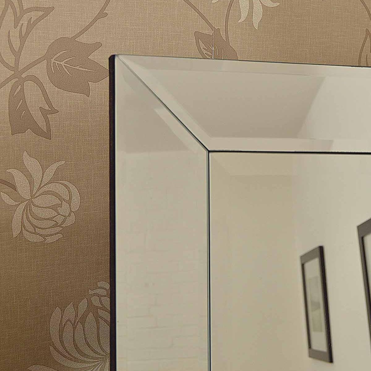 MirrorOutlet Thirlmere Modern Venetian Dress Mirror 170 x 59cm - Yellow – image 2