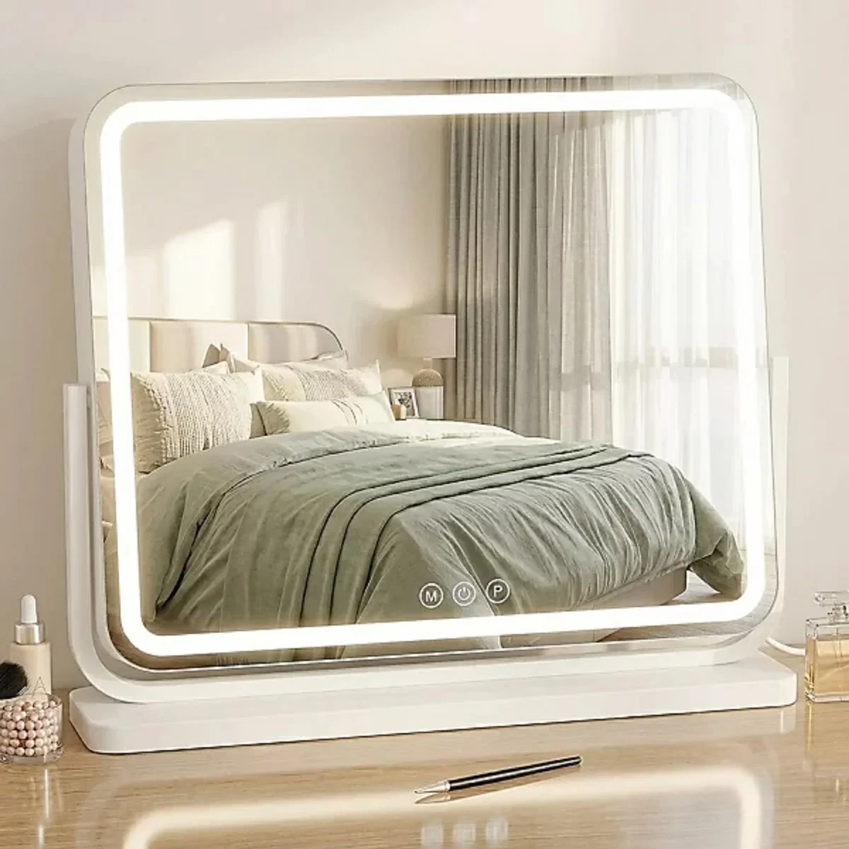 Unbrand LED Vanity Mirror - white