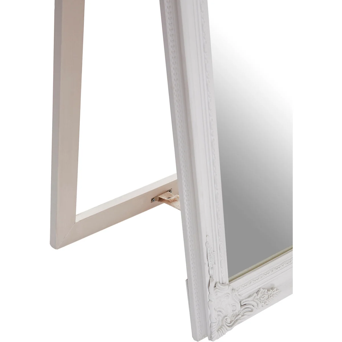 Elizabeth White Floor Standing Mirror - White – image 3