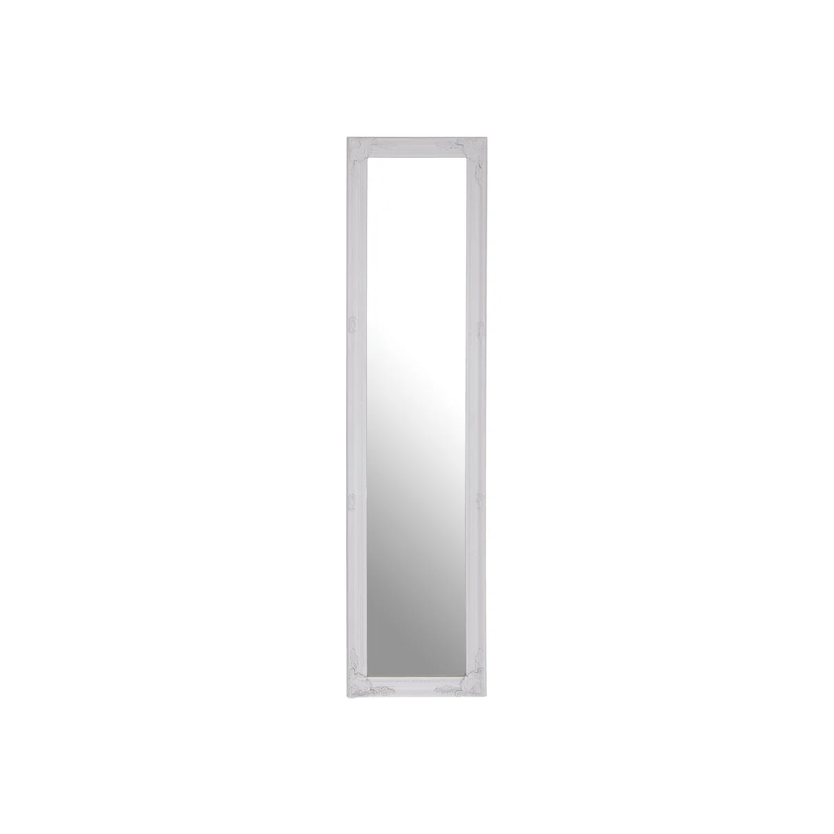 Elizabeth White Floor Standing Mirror - White – image 1