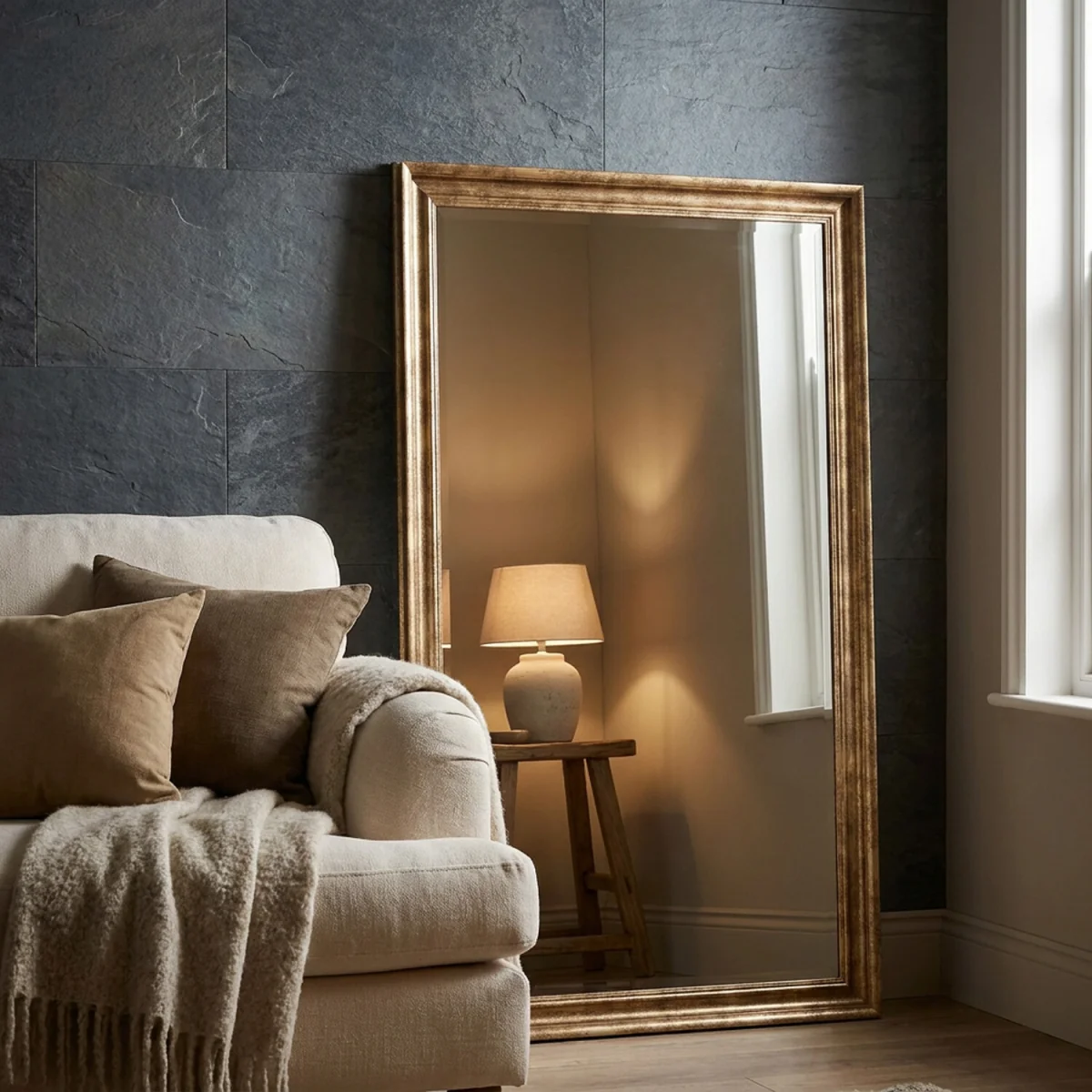 Maison Antique Bevel Mirror - Gold – image 8