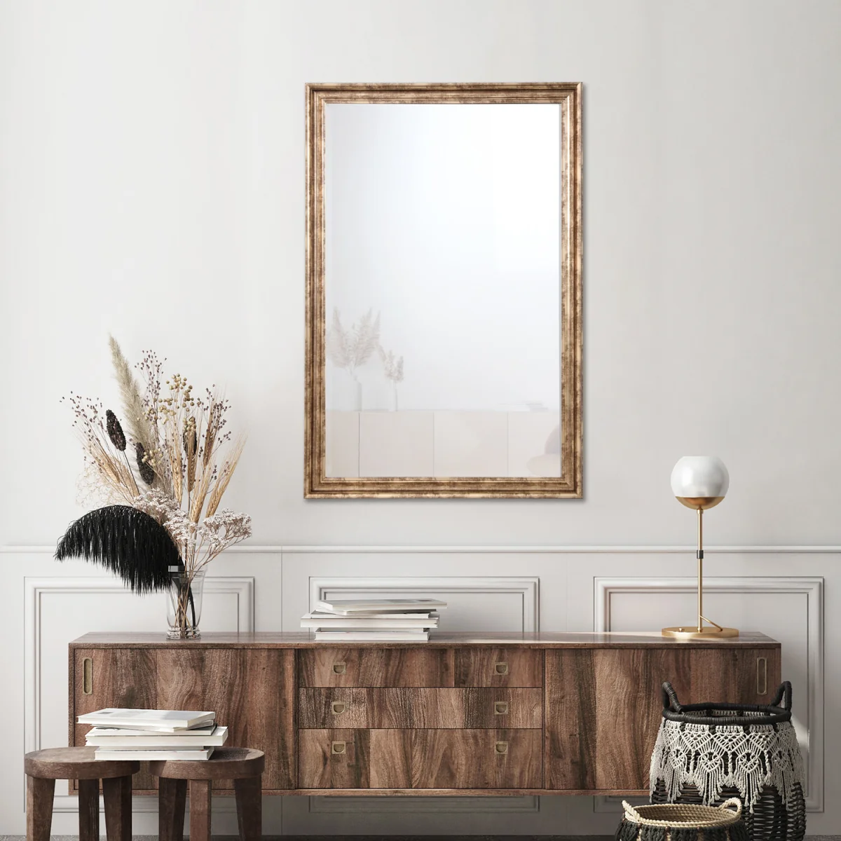 Maison Antique Bevel Mirror - Gold – image 9