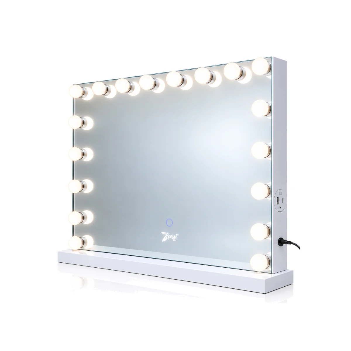 7seas Duchess Pro Plus LED Hollywood Mirror - White – image 1