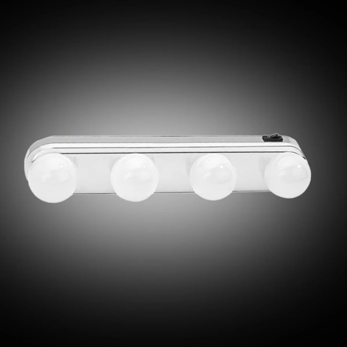 Portable 4 LED Bulbs Makeup Mirror Lights – image 6