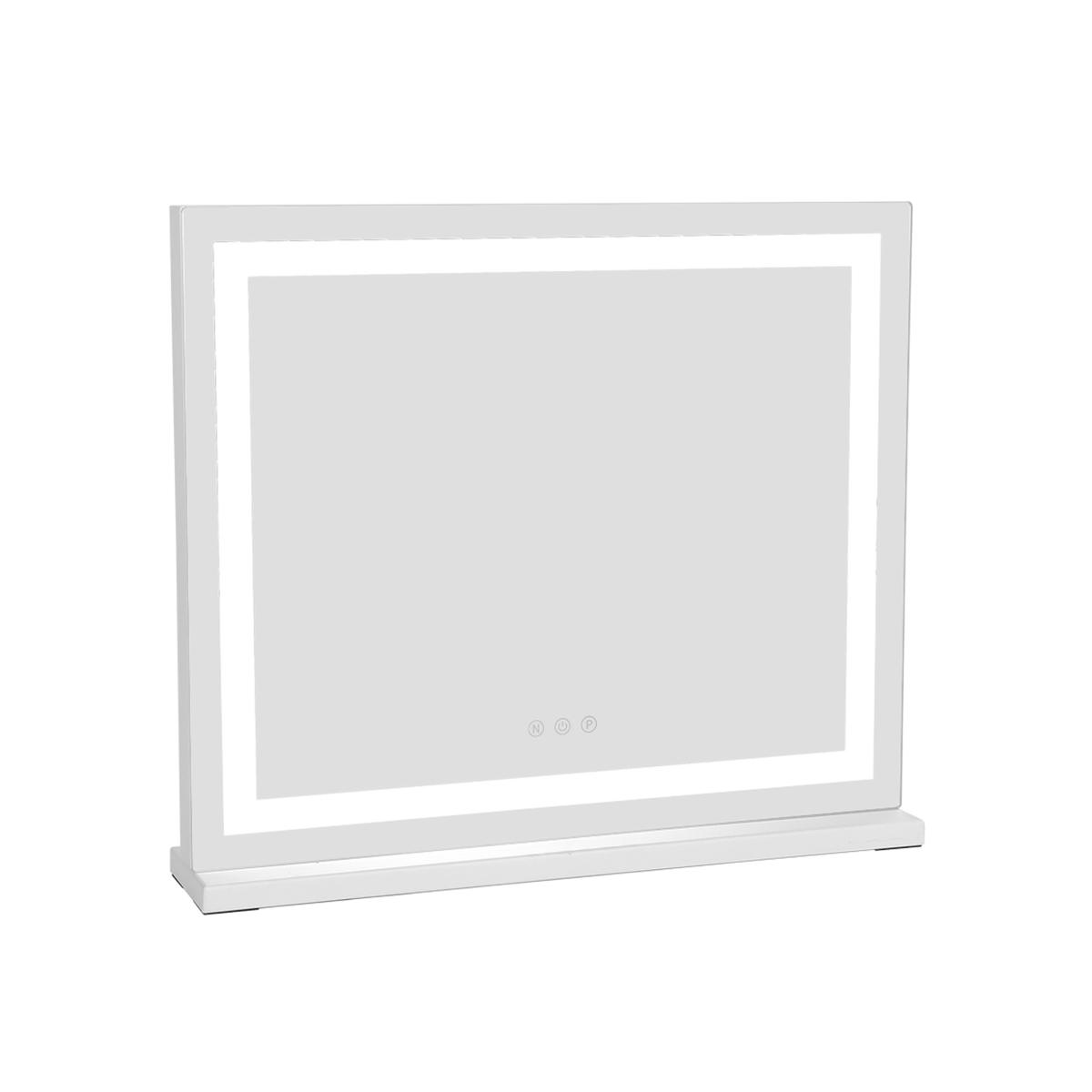 Dressing Table Mirror with LED Light - White