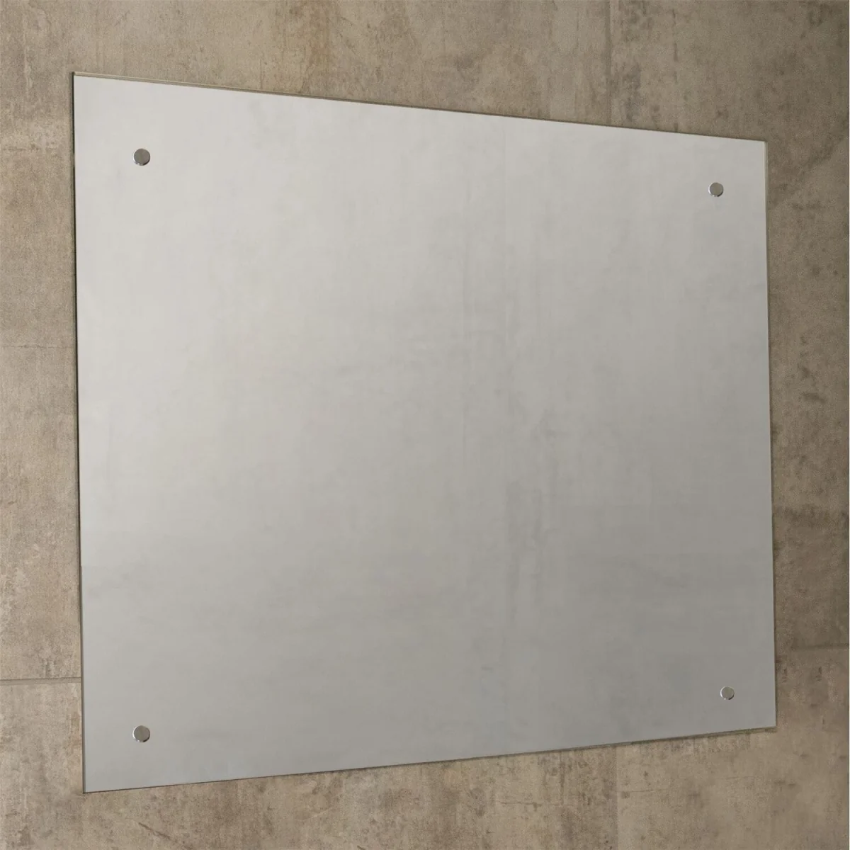 Frameless Rectangle Mirror 450 x 600mm - Silver – image 3