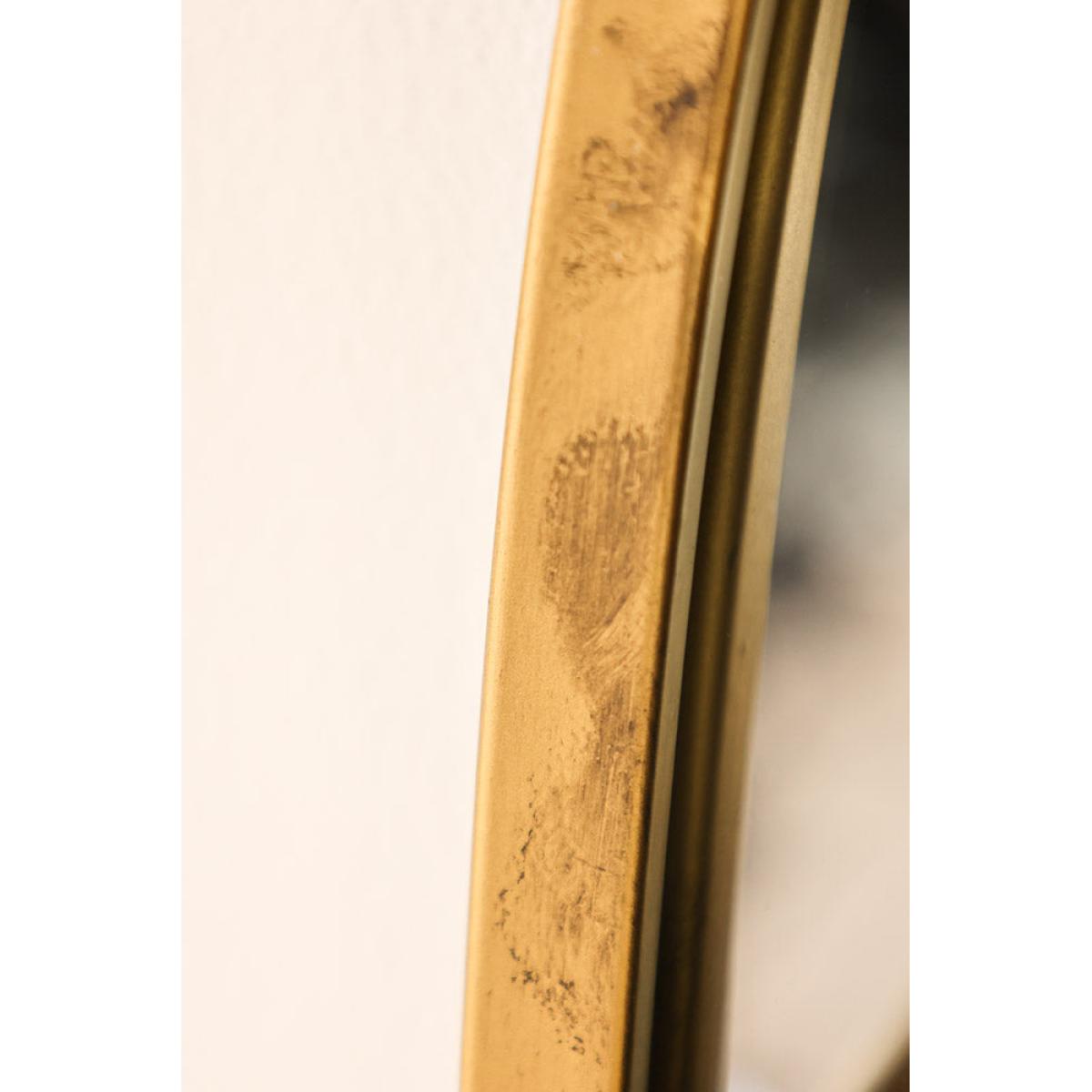 Gold Wall Mirror With Bar Shelf – image 10