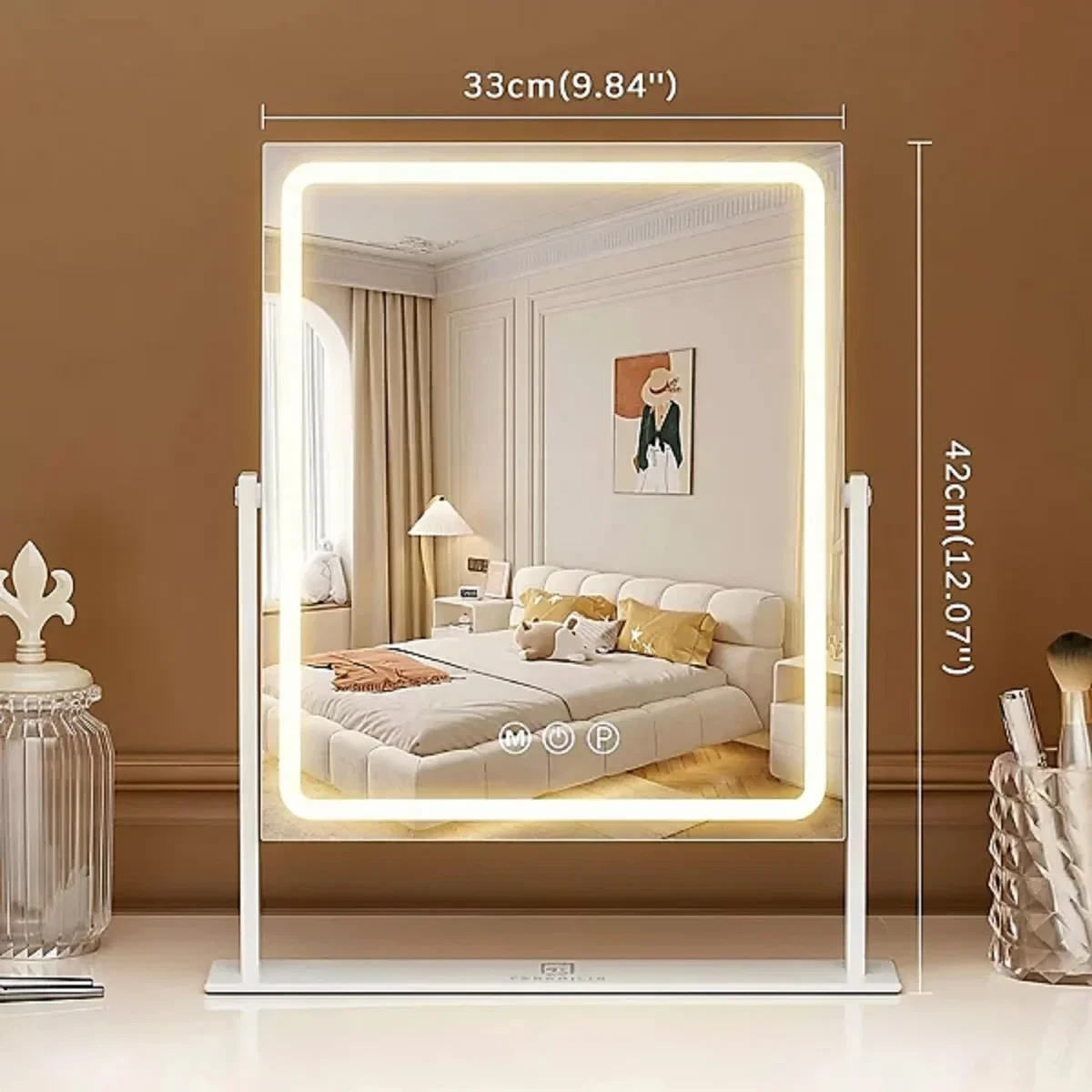 Unbrand LED Vanity Mirror E - white – image 2