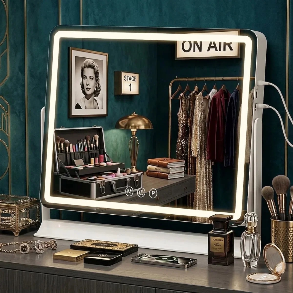 LED Mirror - white