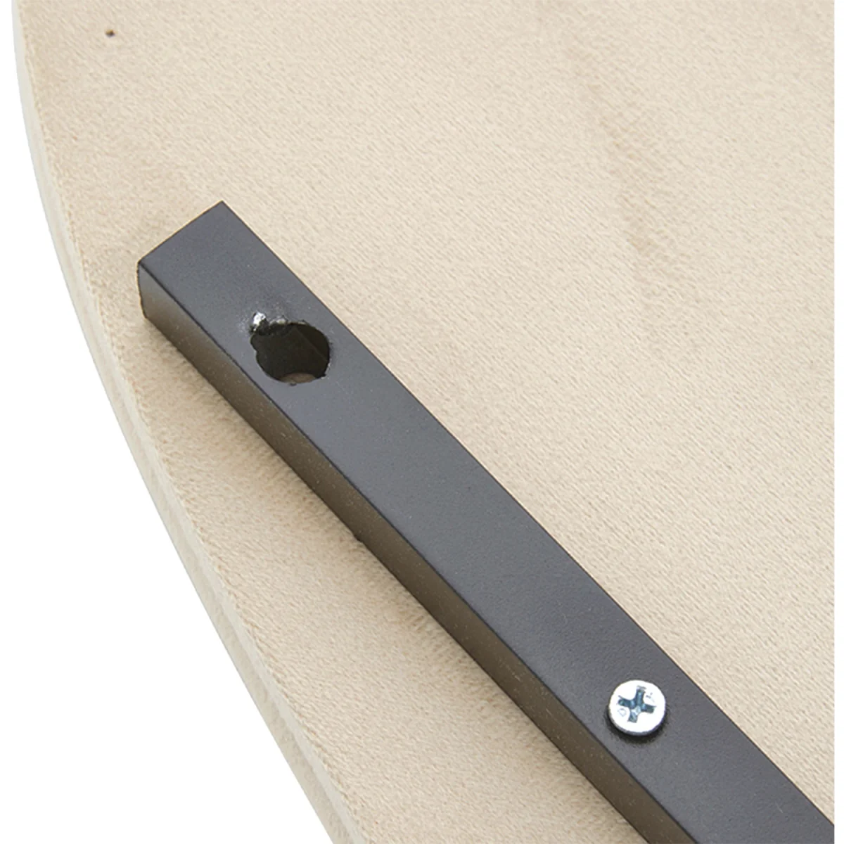Irregular Wavy Full-Length Floor Mirror with Soft Fleece Frame - Khaki – image 5
