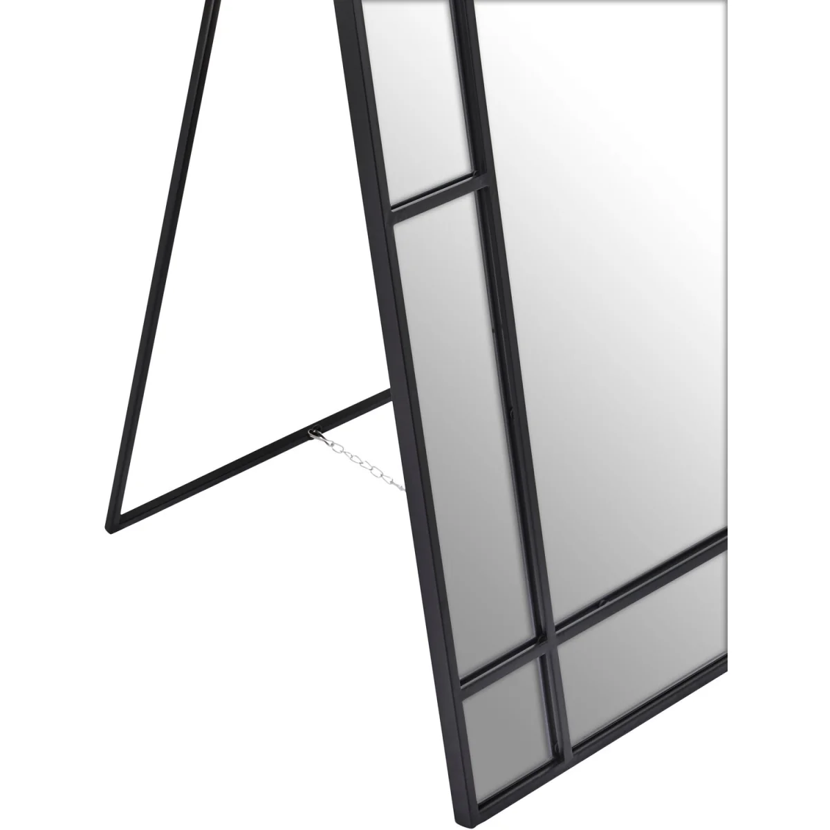 Tiana Floor Standing Mirror Black Frame - Black – image 2