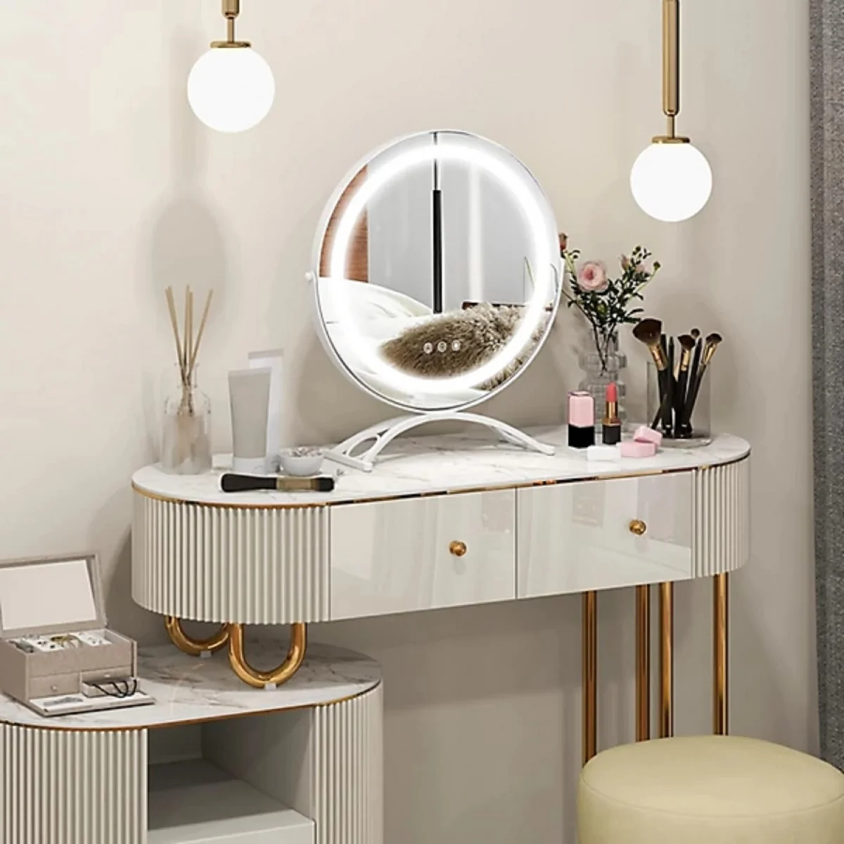 Unbrand LED Vanity Mirror G - white – image 3