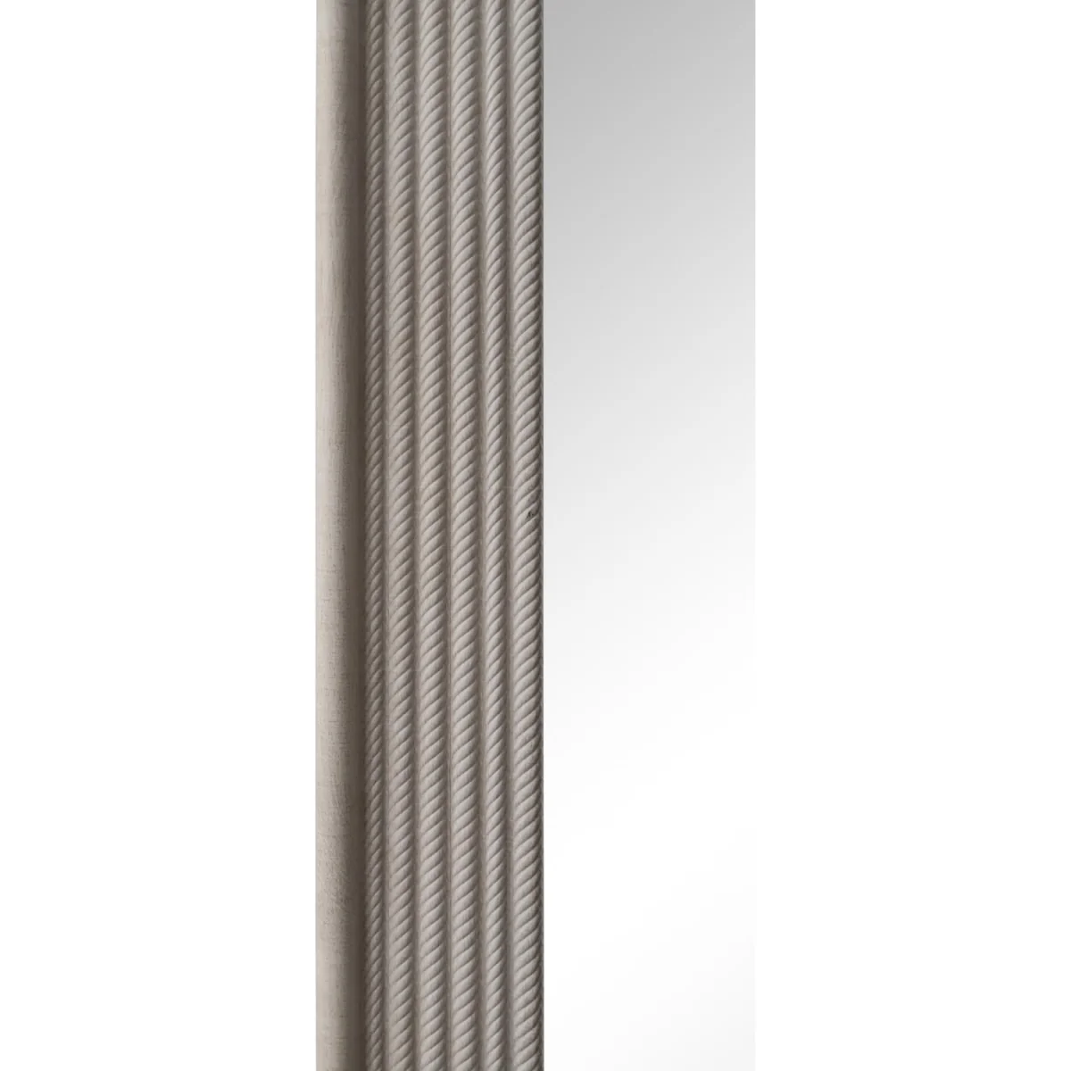 Woven Rope Effect Lean-To Mirror - Grey – image 4