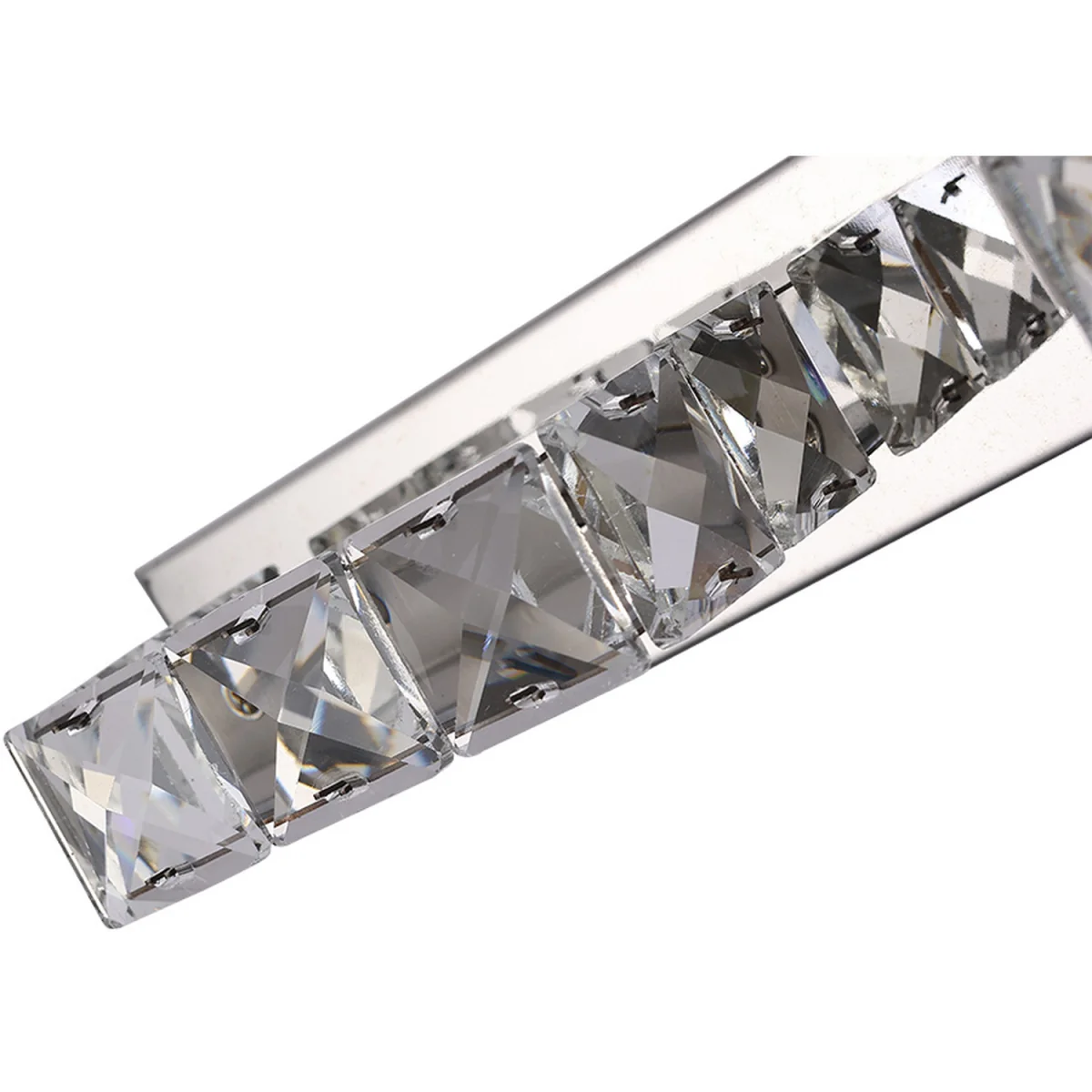 Crystal 4 Lights Mirror Vanity Light Living Room Bedroom - Chrome – image 5