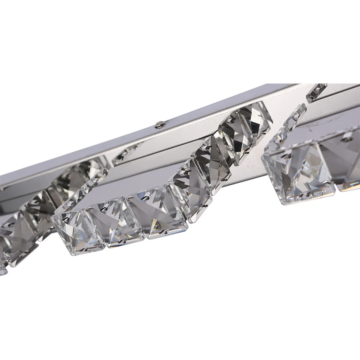 Crystal 4 Lights Mirror Vanity Light Living Room Bedroom - Chrome – image 6