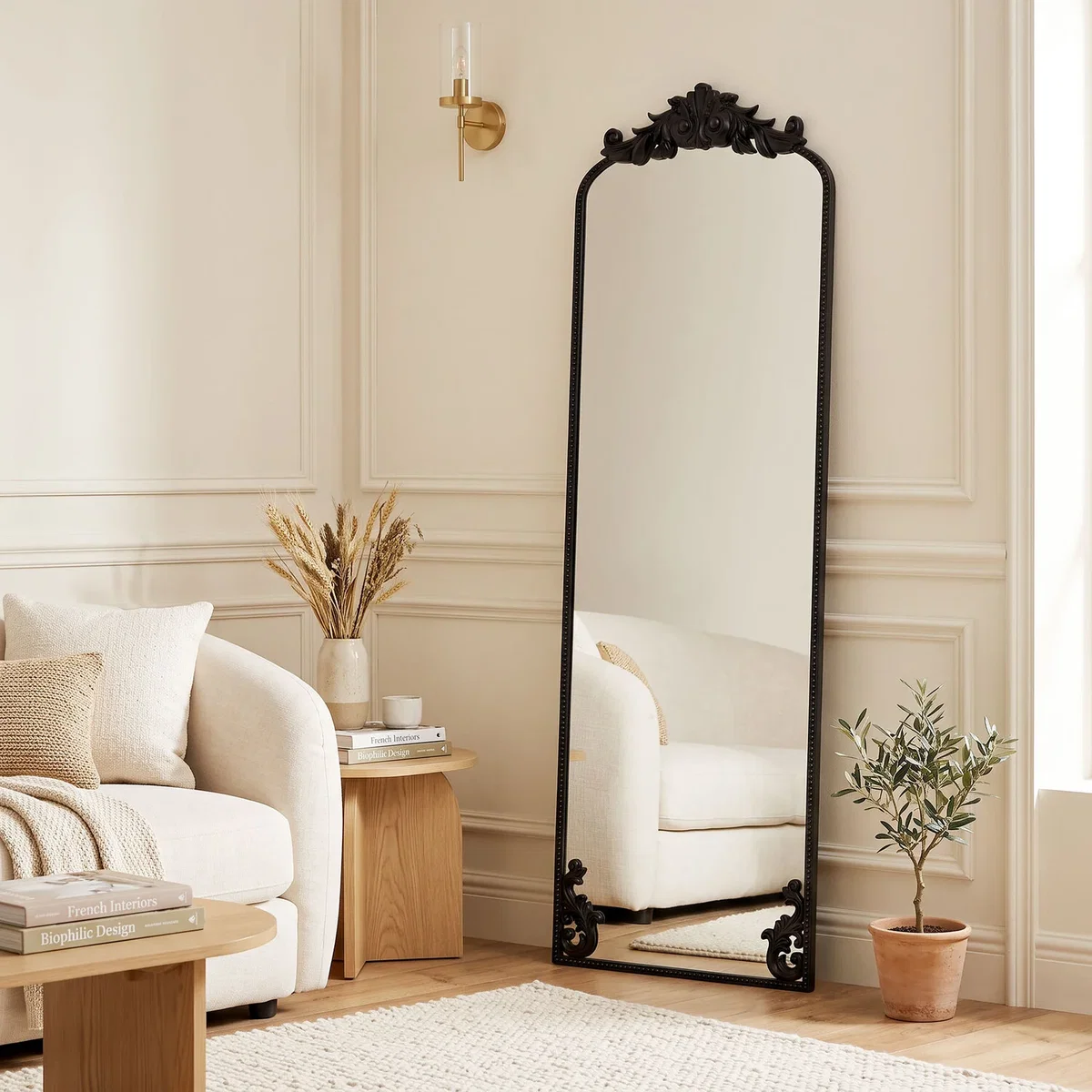 HOMCOM 50 x 160 cm Full Length Mirror with Metal Frame - Black – image 8