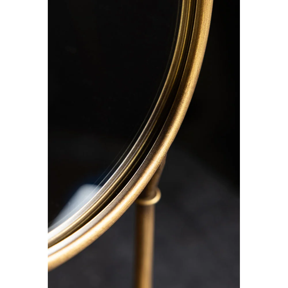 Gold Bird Legs Tabletop Mirror – image 3