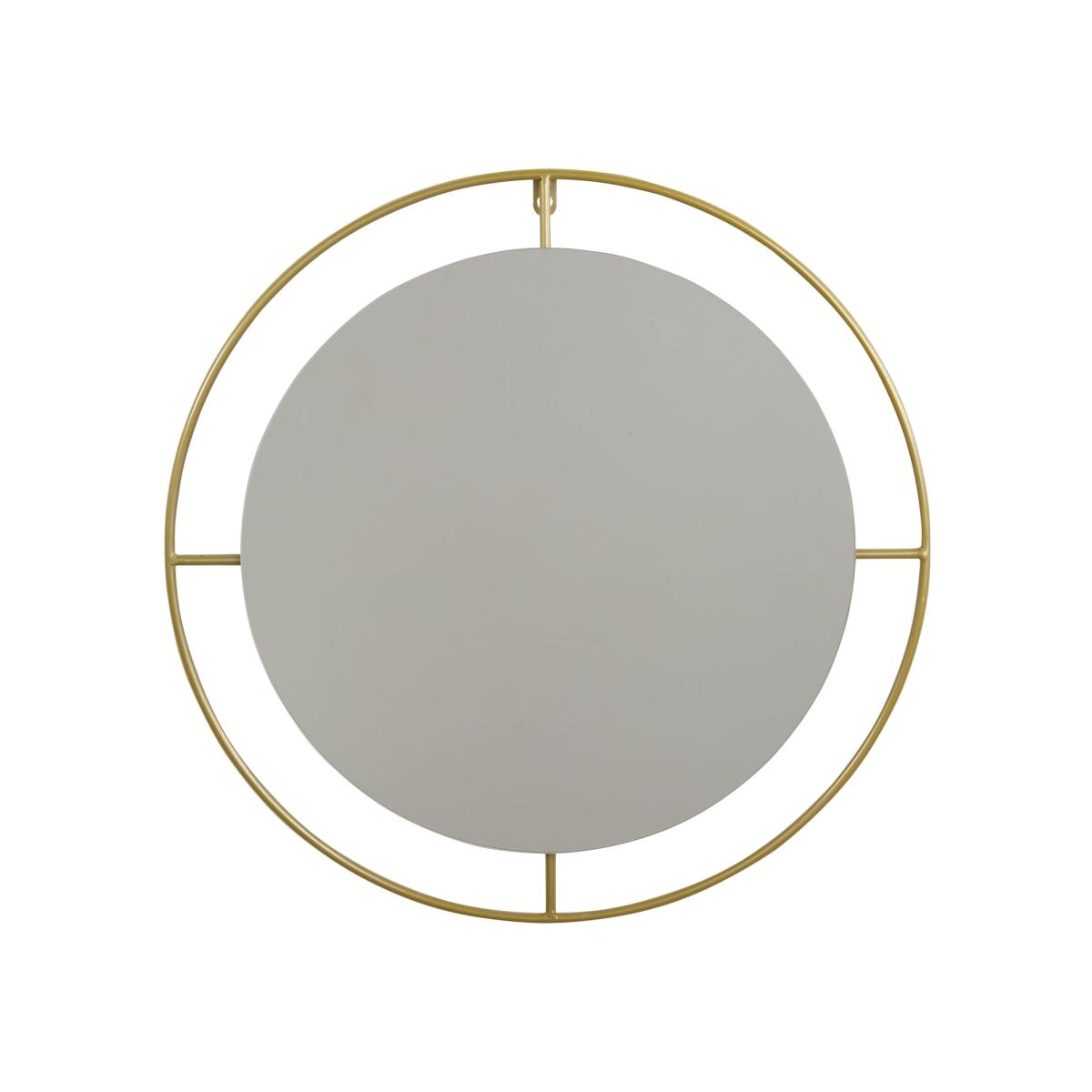 Circle Frame Mirror - Gold