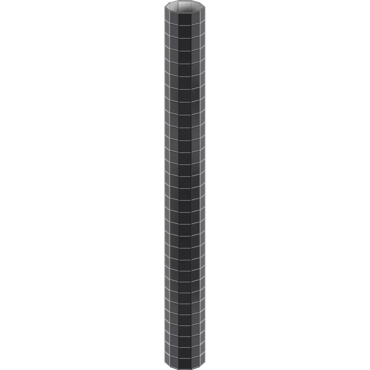 MIRROR MAT 30X30CM BLACK 7MM - Silver – image 2