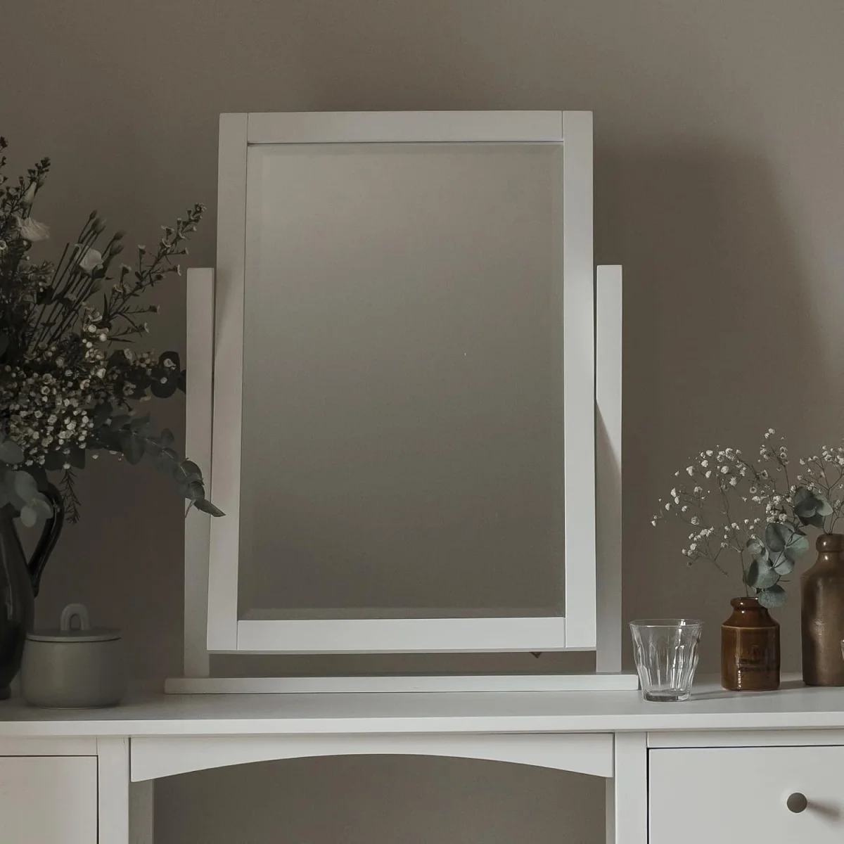 Edward Hopper Modern Dressing Table Mirror - Oak – image 2