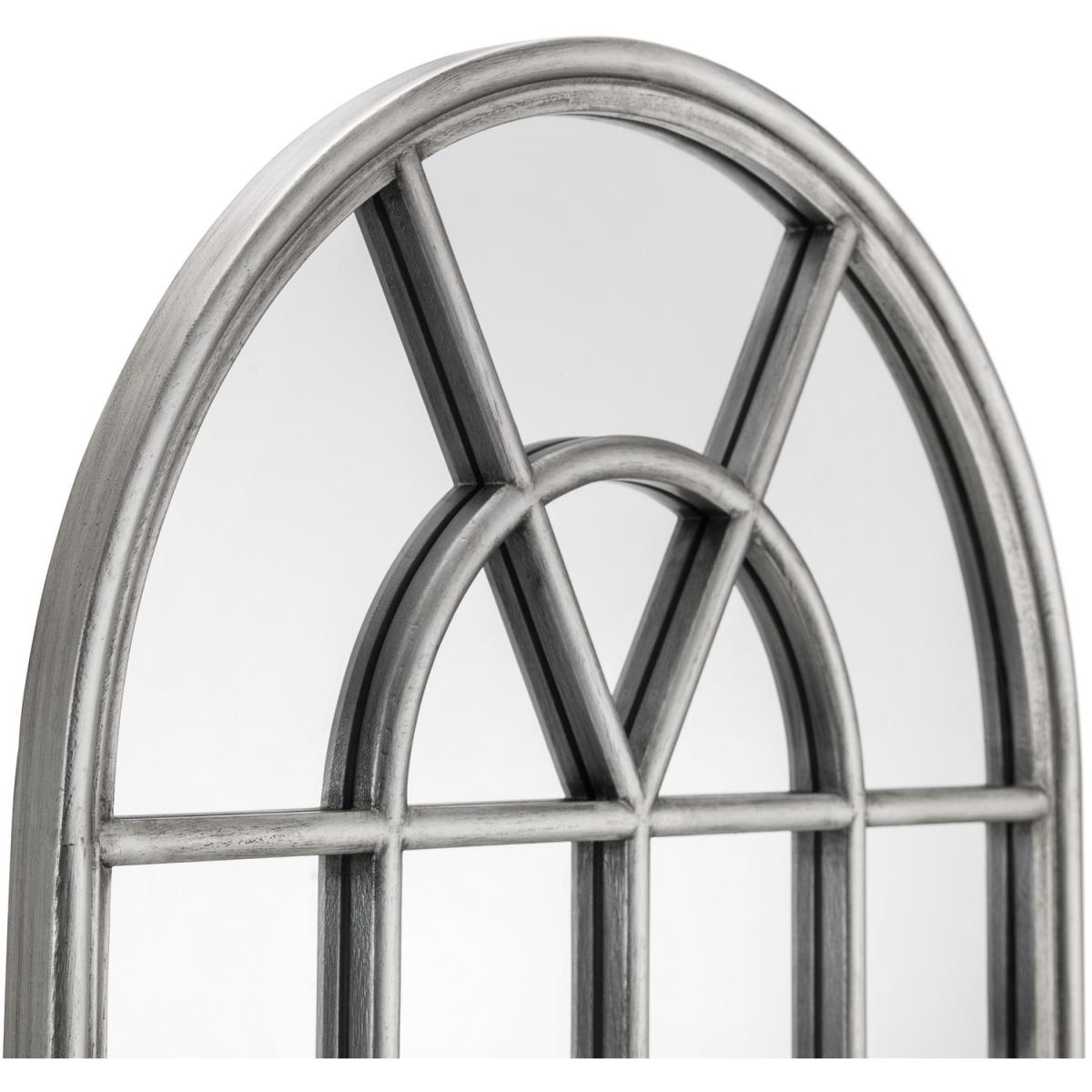 Opus Pewter Window Mirror - Grey – image 3