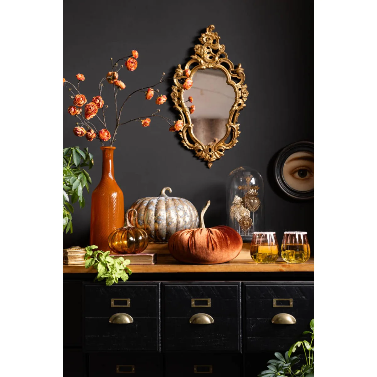 Beautiful Ornate Gold Wall Mirror – image 2