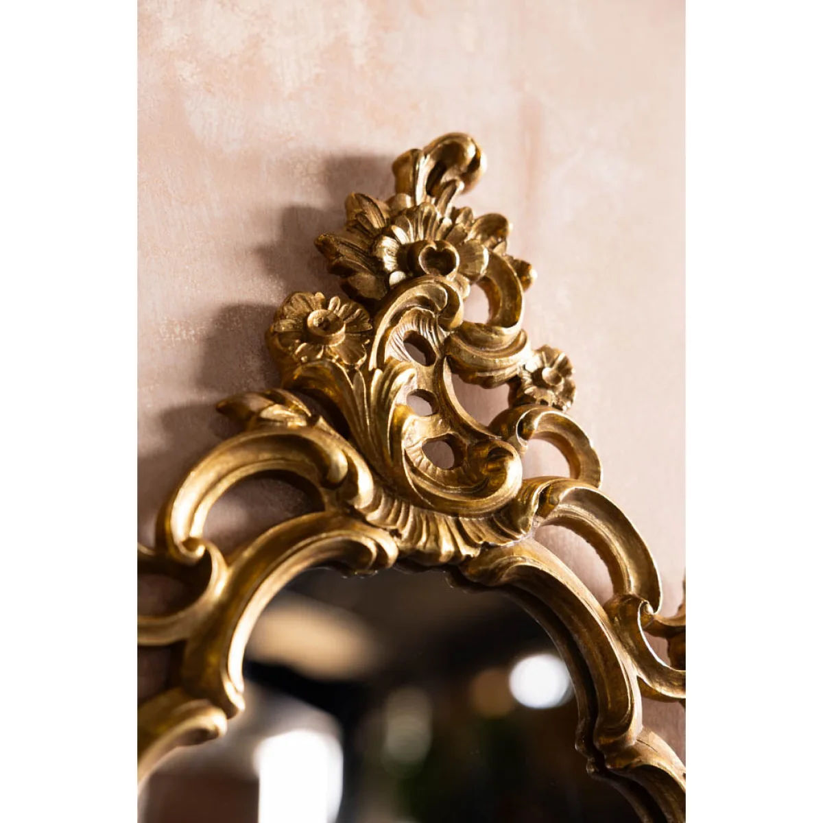 Beautiful Ornate Gold Wall Mirror – image 5