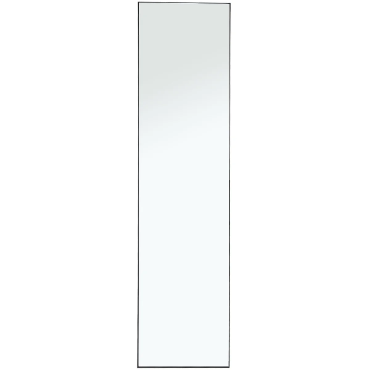 Slim Black Full Length Wall Mirror - Black – image 4