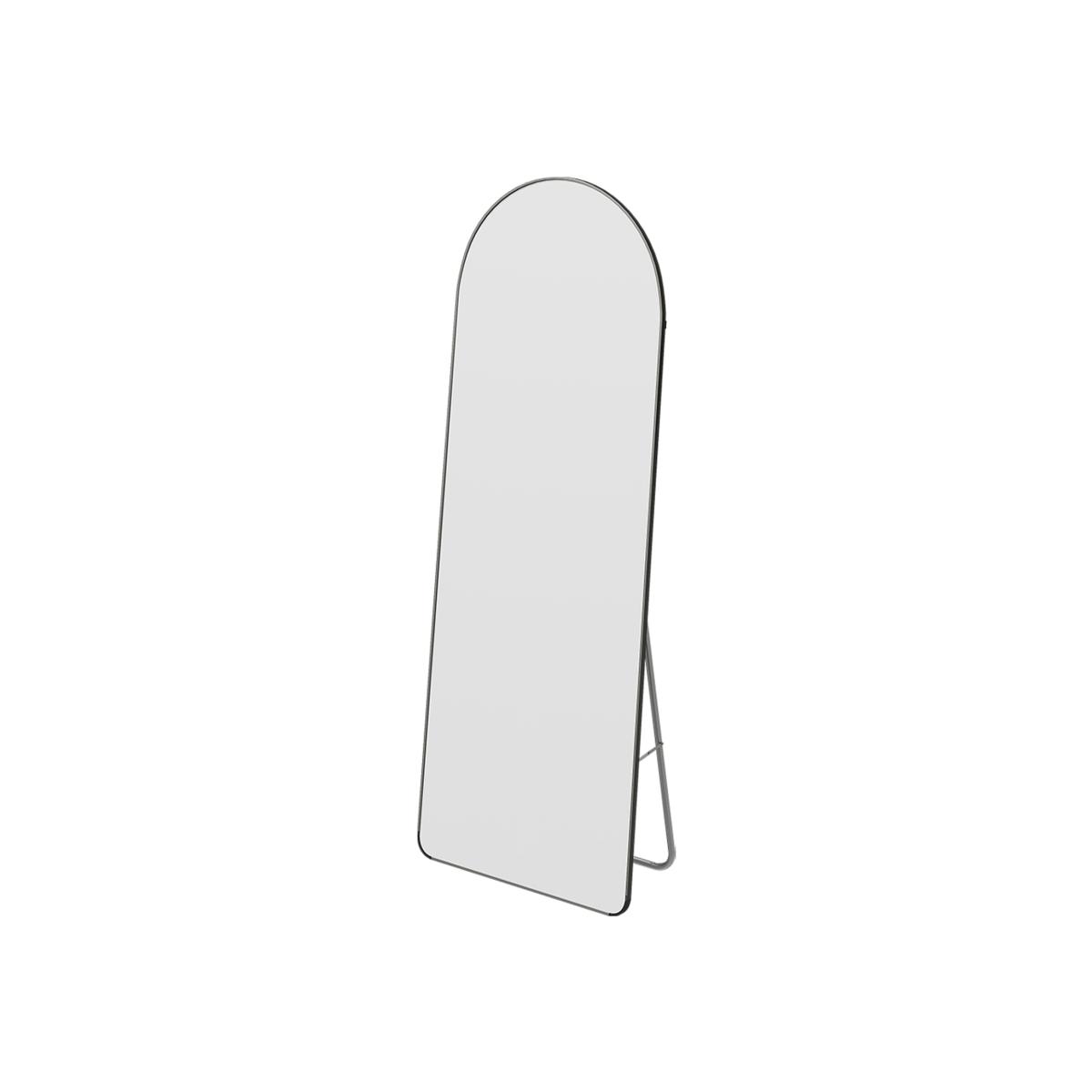 Modern Arched Full Length Mirror - Black