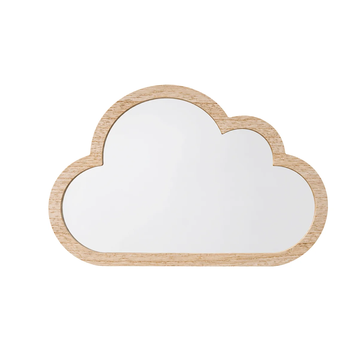 Wooden Baby Cloud Shape Mirror - Wooden – image 3