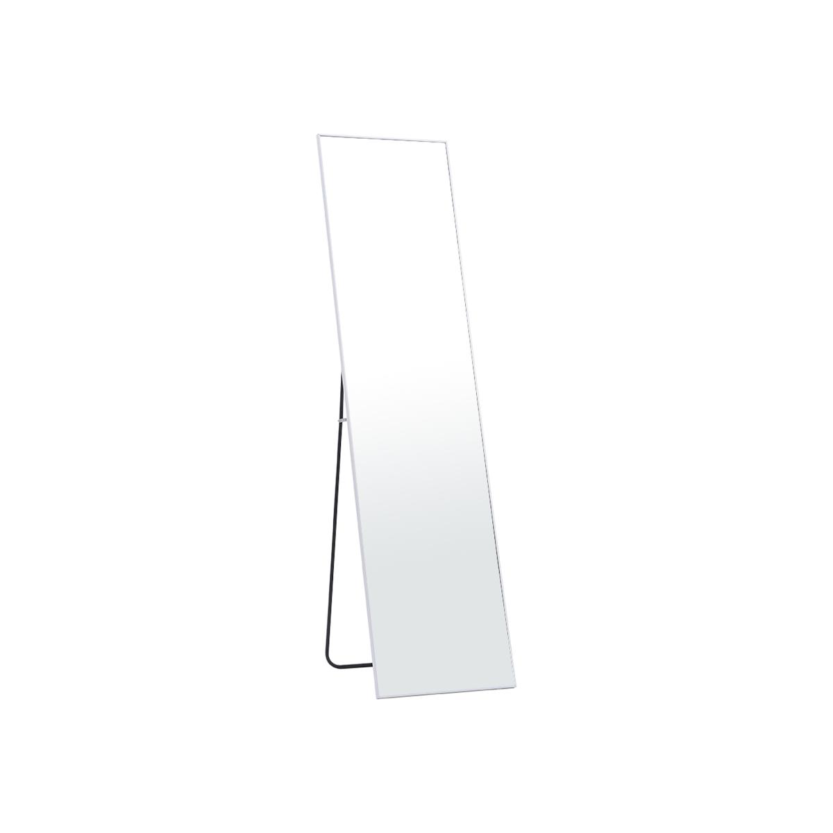 HomeScape Full Length Mirrors Rectangular Freestanding Hanging - Silver