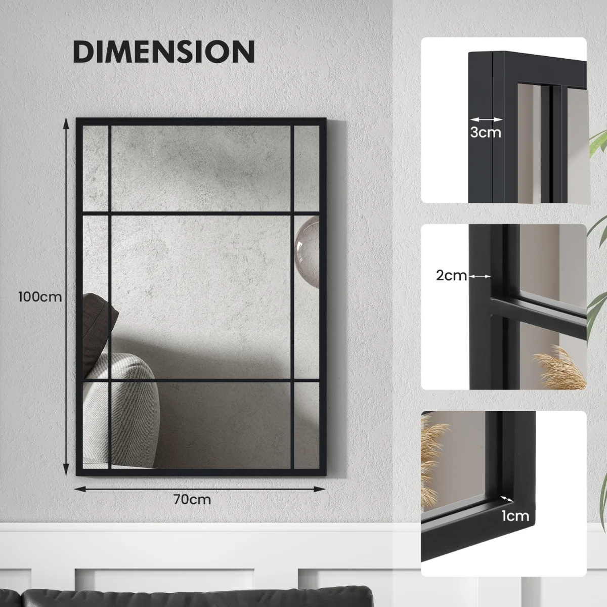 Wall Mounted Mirror – image 2