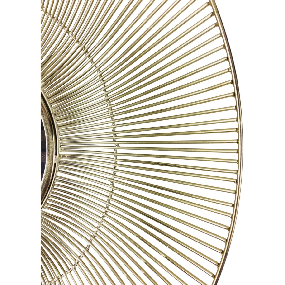 Set Of 3 Gold Iron Mirrors - Yellow – image 3