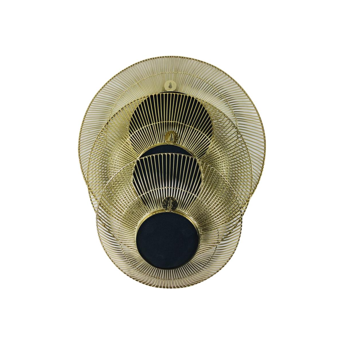 Set Of 3 Gold Iron Mirrors - Yellow – image 1