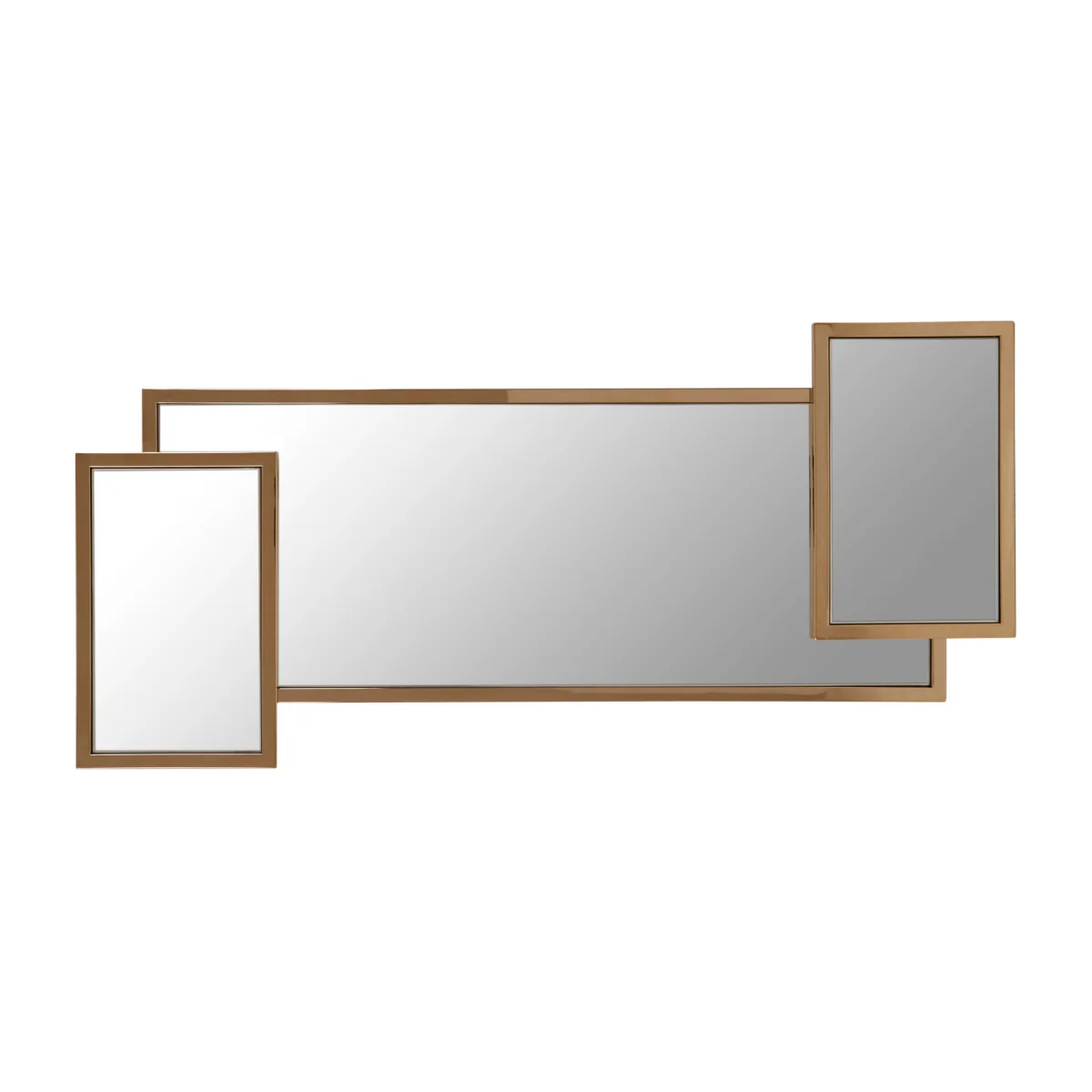 Oria Gold Frame Wall Mirror - Gold – image 1