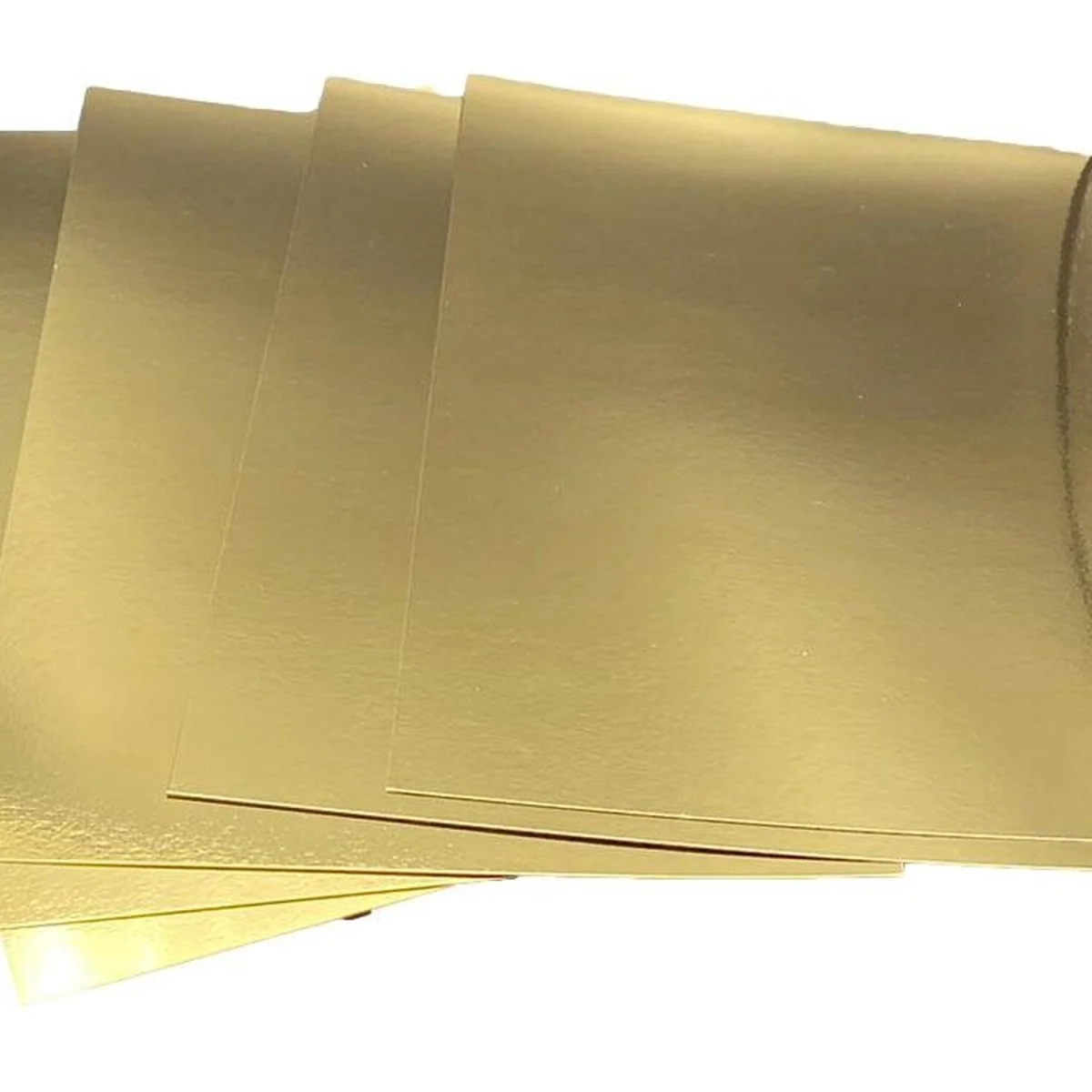 5 Sheets A4 Double Sided Mirror Card - gold – image 2