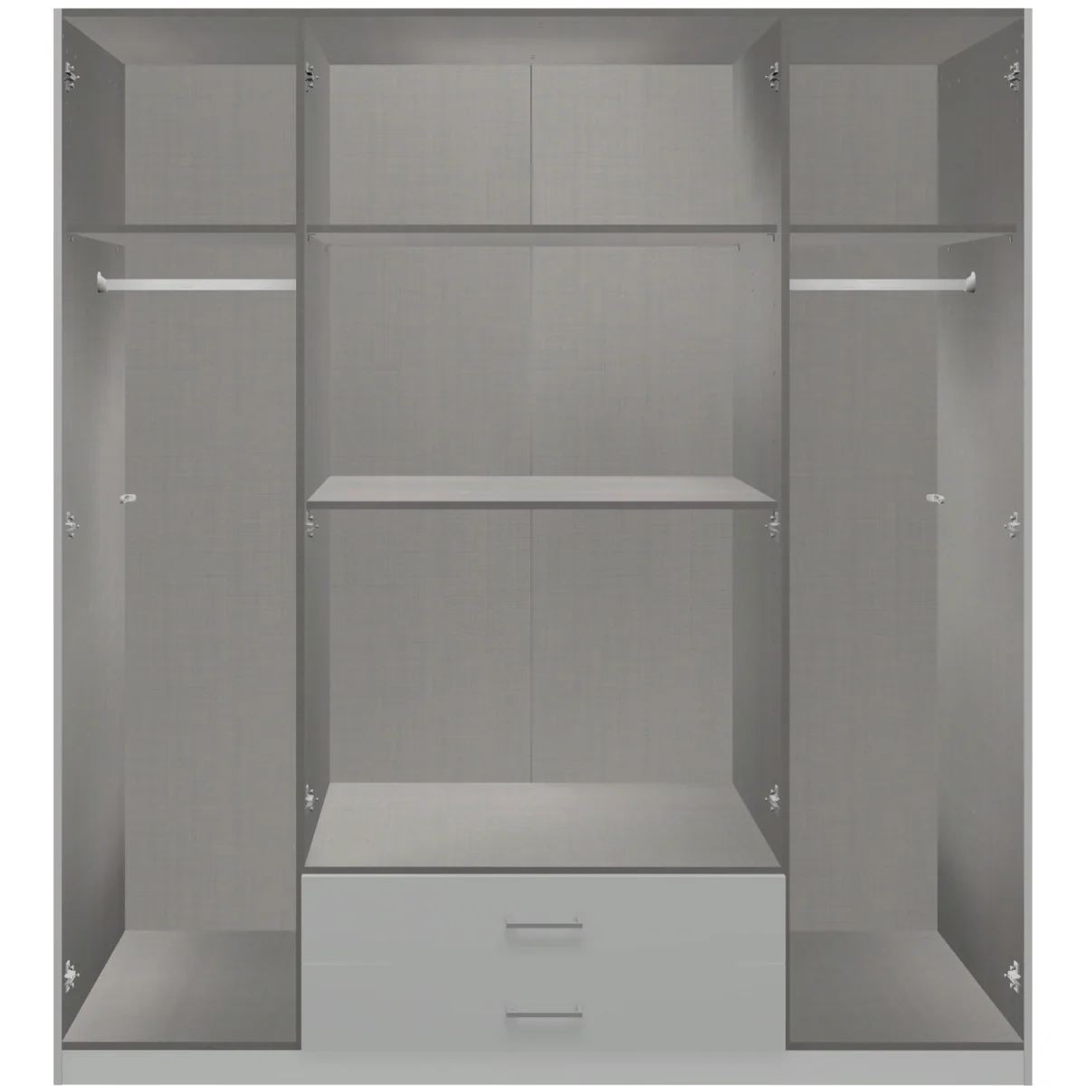 Duo 078453 4 Door 2 Drawer Mirror - White – image 5